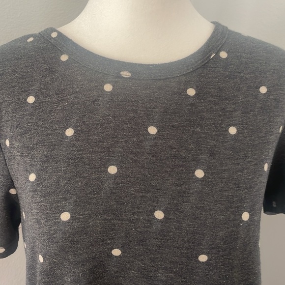 Liam & Co. polka dot gray midi casual dress, size M - Picture 6 of 6